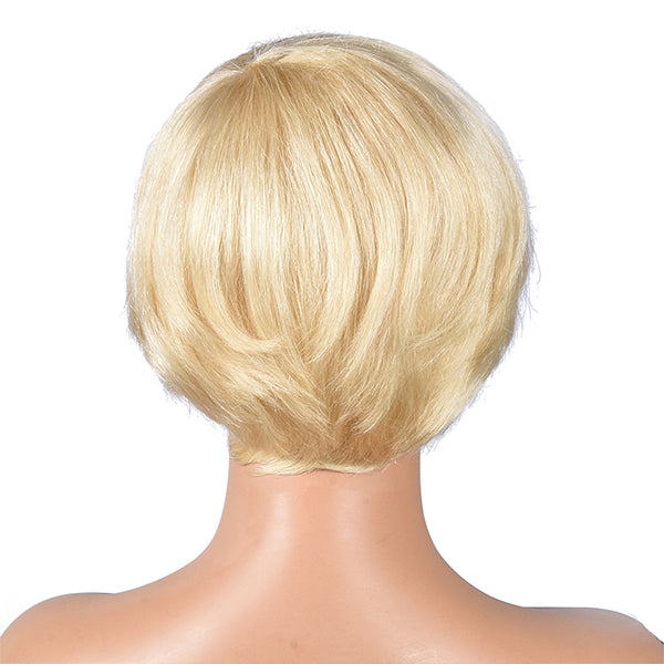 Fiona | Short Straight Bob Wig | Human Hair Wigs (Basic Cap)