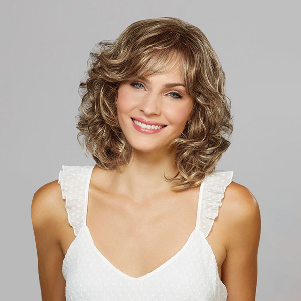 Sadie | Mid-Length Curly Wig | Synthetic Wig