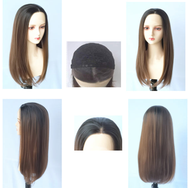 Jean | Straight Rooted Wigs| Synthetic Wigs (Lace Front)