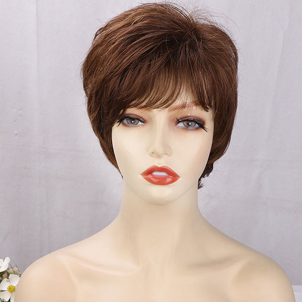 Amelia | Layered Bob Hairstyle | Synthetic Wigs (Basic Cap)