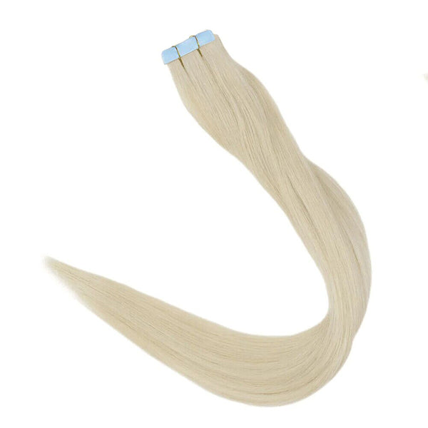 Tape In Hair Extensions 100% Virgin Human Hair Blonde (#613)