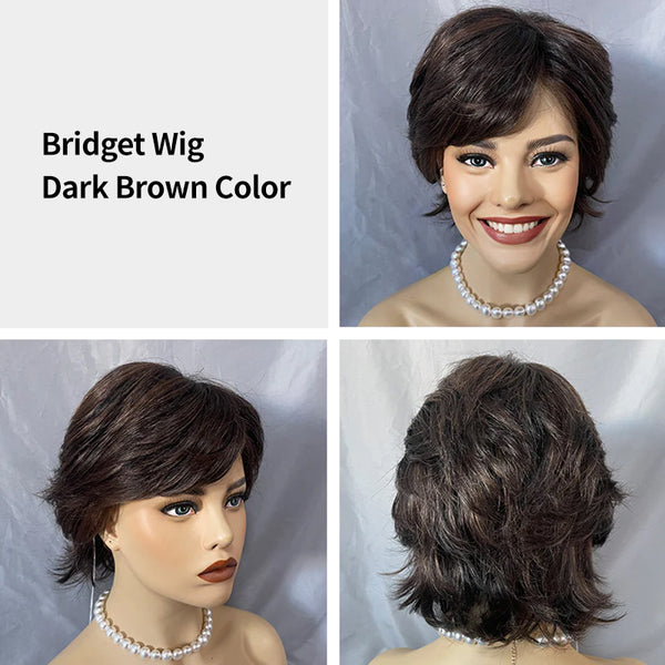 Bridget | Classic Sparkle Wigs | Mono Top Full Wigs