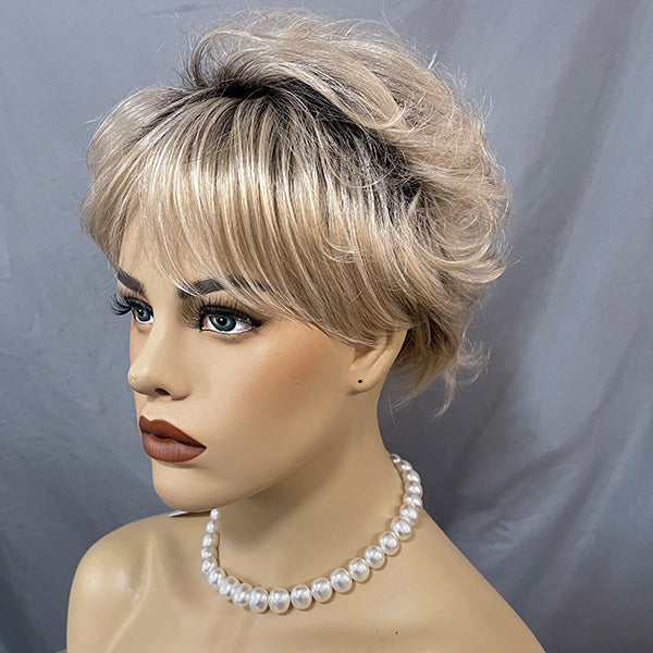 Aileen | Softly Curly Layers |Blonde Wave Synthetic Wigs (Capless)