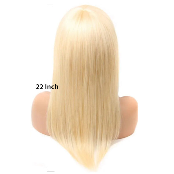 Flora | Long Blonde Hair | Human Hair Wigs (Basic Cap)