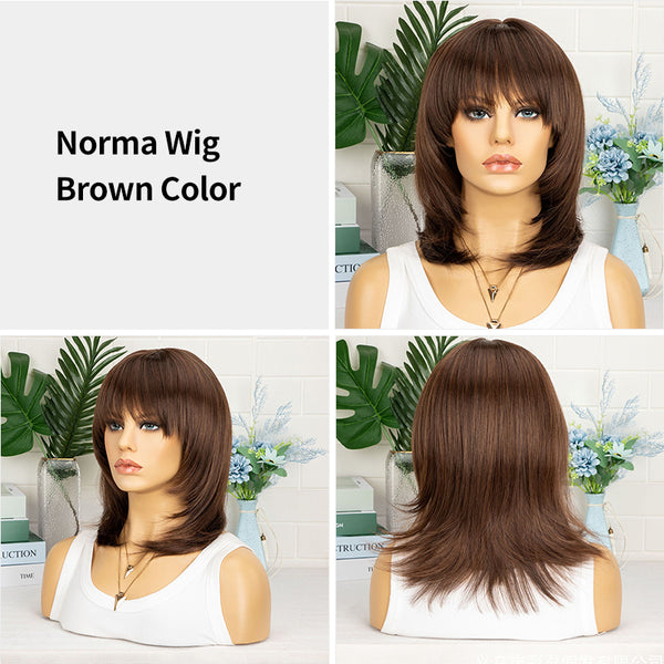 Norma | Layered Wig | Synthetic Wigs (Basic Cap）