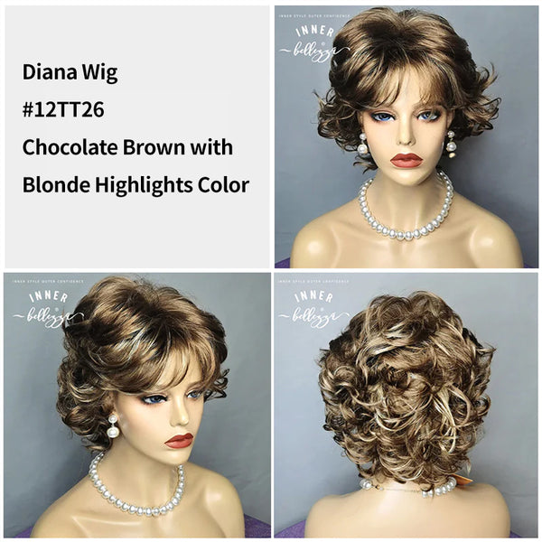 Diana | Short Layered Cut Wig Synthetic Wig (Basic Cap)