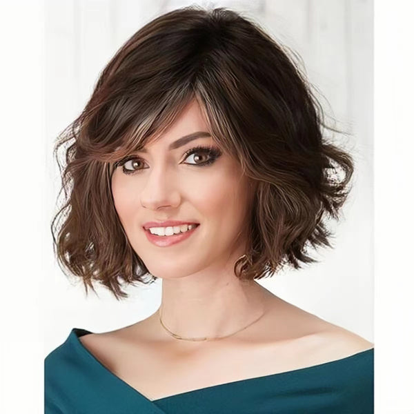 Babs | Shoulder-Length Wig | Wave Synthetic Wigs (Basic cap)