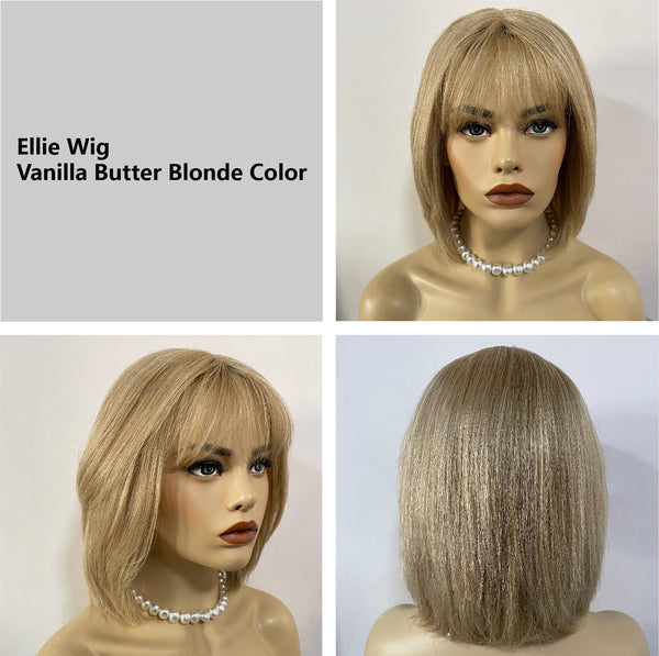 Ellie | Classic Bobo Human Hair (Closed Wefted )