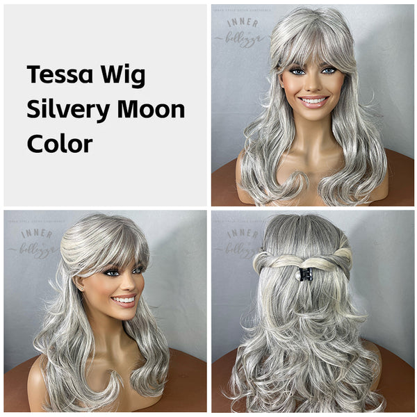Tessa | Mid-length Layers Loose Curls | Synthetic Wig (Mono Crown)