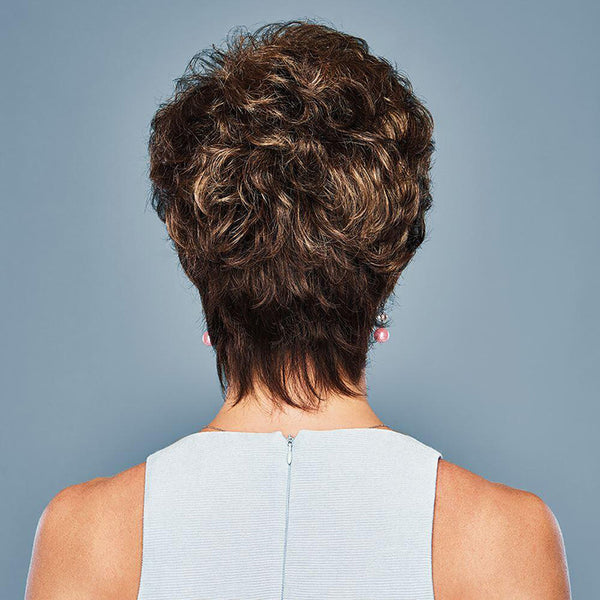 Straight Layers Short Shag Style Capless Synthetic Wig - Inner Bellezza