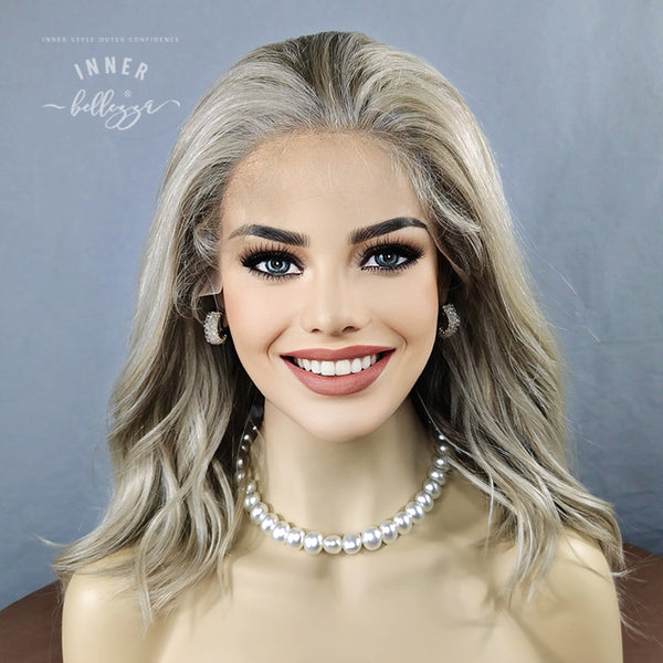 Angela | Beachy Waves | Synthetic Lace Front Wig