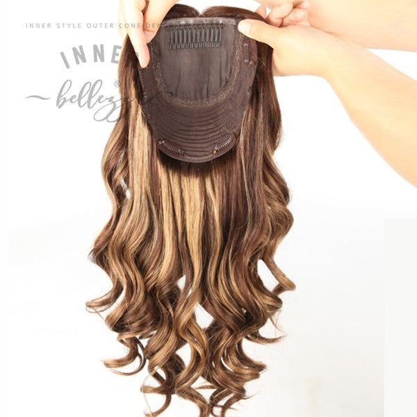 Greta | 7"*7"Silk Top Crown Hair Topper | European Human Hair - Inner Bellezza