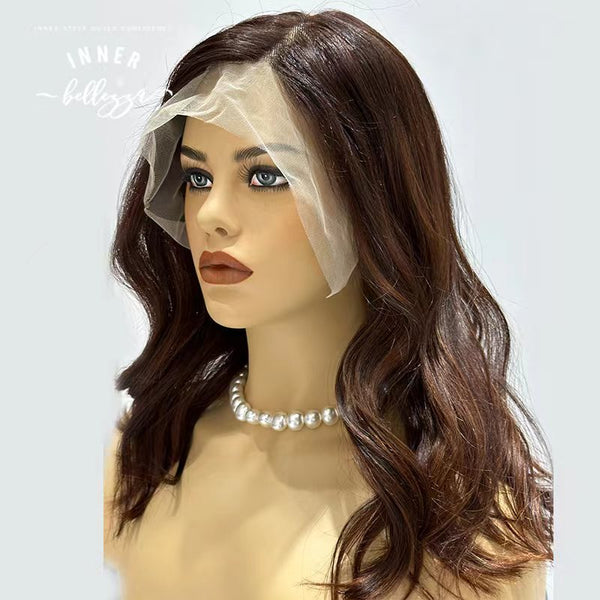 Evelyn | 17" Lace Top Wig | Human Hair Wig