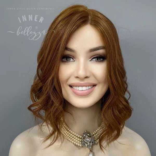 Luxe | Ginger Color | Remy European Human Hair Lace Top Wig - Inner Bellezza