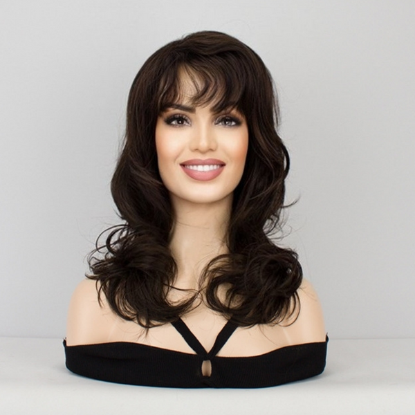 Tessa | Mid-length Layers Loose Curls | Synthetic Wig (Mono Crown) - Inner Bellezza